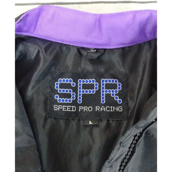 SPR Speed Pro Racing Jacket Purple Black - Picture 3 of 9